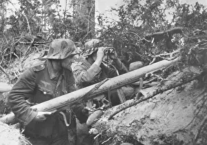 Landings: German soldiers during fights in the northern sector of the