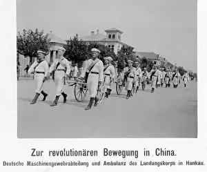 Hankou: German soldiers in Hankou, 1911