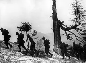 Ascending: German soldiers at the Italian front
