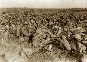 Quentin: German soldiers during the Michael offensive on the Western