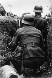 Nalchik: German soldiers in Nalchik, 1942
