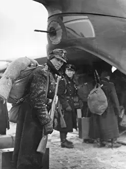 Obsolete: German soldiers redeploy on the Eastern Front