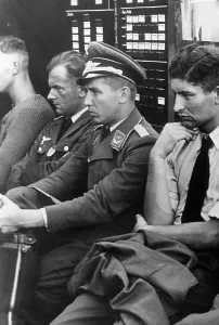 Thoughtful: German soldiers after the start of the war, 1939