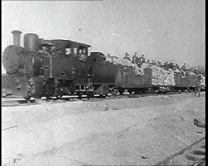 Retreating: German Soldiers on a Train Retreating Through Russia