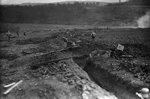 Practices: German soldiers during a training before the March offensive