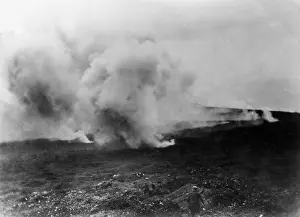 Downstream: German soldiers using gas, 1918