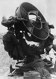 Detector: German sound detector on the Atlantic Wall, 1944
