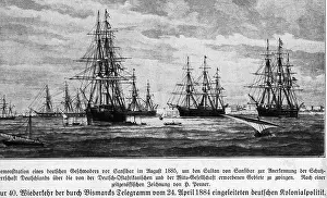 Acquired: German squadron off Zanzibar, 1885