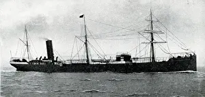 Masts: German steamship Mannheim