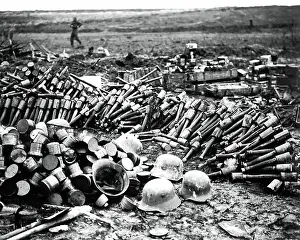 German stores left behind, Western Front, WW1