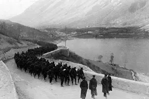Twelfth: German storm troops on the march, 1917