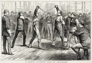 Duels: GERMAN STUDENT DUEL/1880