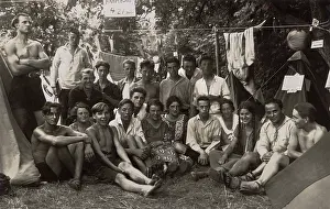 Campers: German students on a summer camping trip - Kirchen