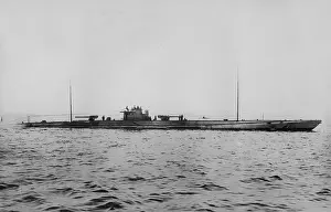 Displacement: German submarine cruiser, 1918