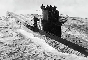 Rescued: German submarine on an enemy voyage, 1942