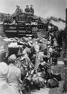 Rschew: German supply station on the eastern Front, 1942