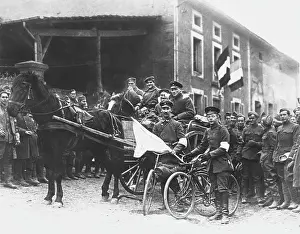 Surrendering: German surrender WWI