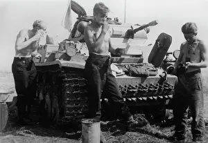 Heine: German tank crew on the Don River, 1942