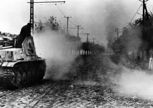 Front Line: German tank destroyer fighting Soviet troops in Hungary