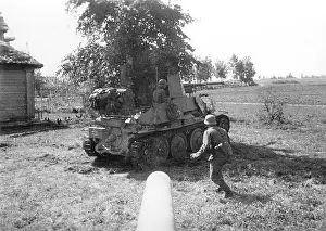 Chassis: German tank destroyer in Russia