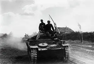 Fornt: German tank - Eastern Front, 1941