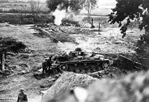 Protects: German tank III during combat on the Eastern Front, 1942