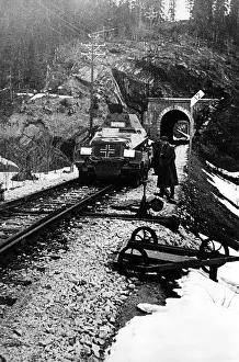 Barely: German tank in Norway, 1940