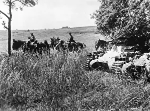 Aisne: German tanks on the Aisne, 1940