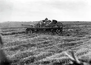 Divisions: German tanks in the area of Rshew, 1942