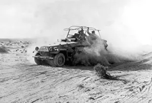 Funk: German tanks in the desert, 1941