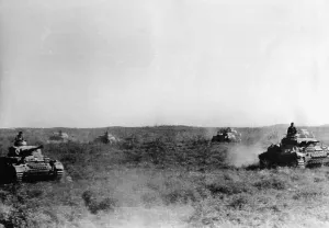 Pyatigorsk: German tanks - Eastern Front, 1942