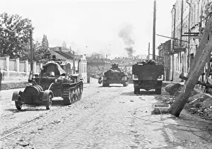 Bialystok: German tanks in Minsk, 1941