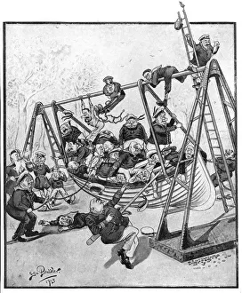 German Thoroughness, cartoon 1915