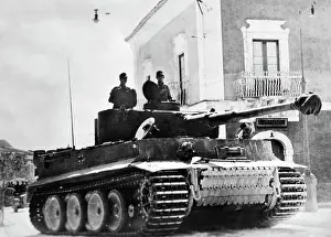 Sicilian: German Tiger tank in Sicily, 1943