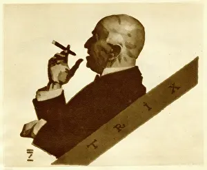 Retrographics Limited (ludwig Hohlwien): A German tobacco advertisement for Trix Cigars