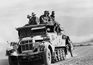 Achieved: German tractor in the desert, 1941