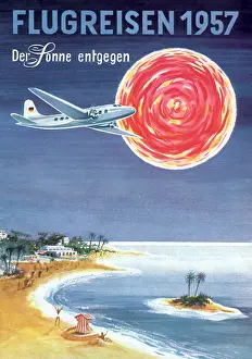 Reisen: German travel poster