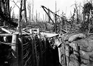 Armand: German trench in the Vosges during the FIrst World War