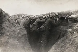 Solder: German trench WWI