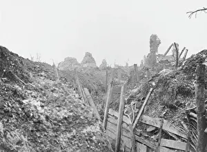 Gommecourt: German trench WWI