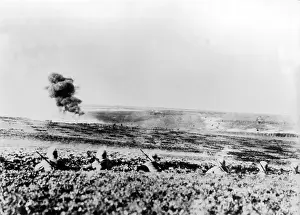 Arras: German trenches near Soissons, 1918