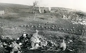 Jager: German troops in action near Monastir, WW1