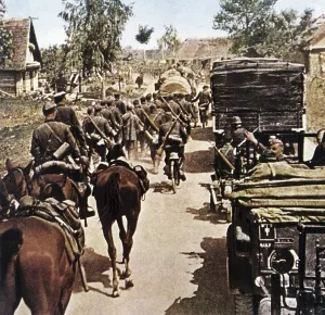 Cadvances: German troops on the advance on the Eastern Front, 1941