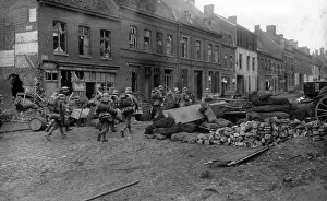 Maur: German troops attack a village, 1918