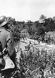 Aisne: German troops crossing the Aisne, 1940