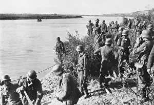 German troops crossing the Don, 1942