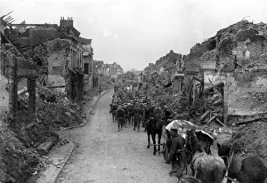 Arras: German troops enter Bapaume, 1918