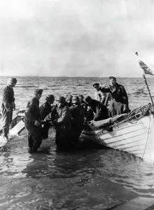 Grunt: German troops during the fights around the island of Muhu