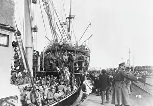 Disembarking: German troops in Finland WWI