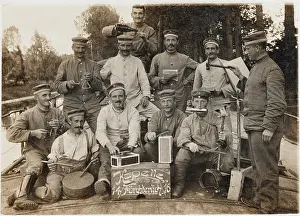 Fooling: German troops with homemade instruments